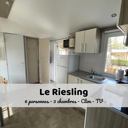 Le Riesling - Mobilhome Pour 6 - Tv - Climatise Boofzheim Dış mekan fotoğraf